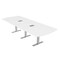 Skutchi Designs 45 in W, 144 in L, 29 in H, Engineered Wood Top, White HAR-AREC-46X143-T-ELEC-XD09 - alternate 1